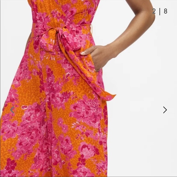 Ted Baker Harbble WIDE LEG CULOTTE JUMPSUIT - Picture 10 of 13
